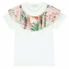 Girls White Geo Map T-Shirt, 1, hi-res