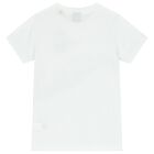 Boys White Logo T-Shirt, 1, hi-res