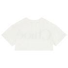 Girls Ivory Logo T-Shirt, 1, hi-res