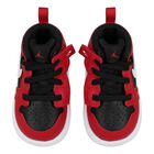 Red, Black & White Air Jordan 1 Mid Alt Trainers, 1, hi-res
