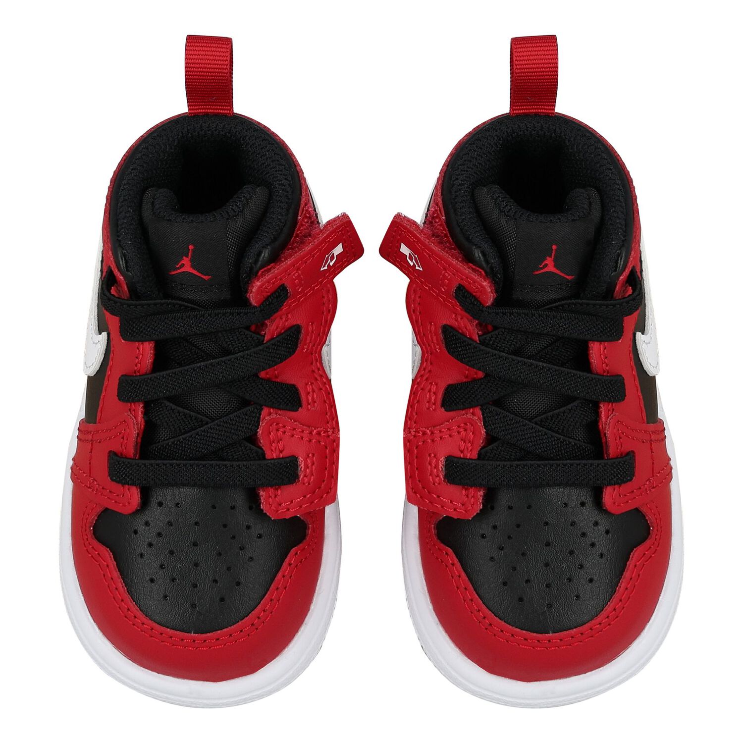 Red, Black & White Air Jordan 1 Mid Alt Trainers, 1, hi-res