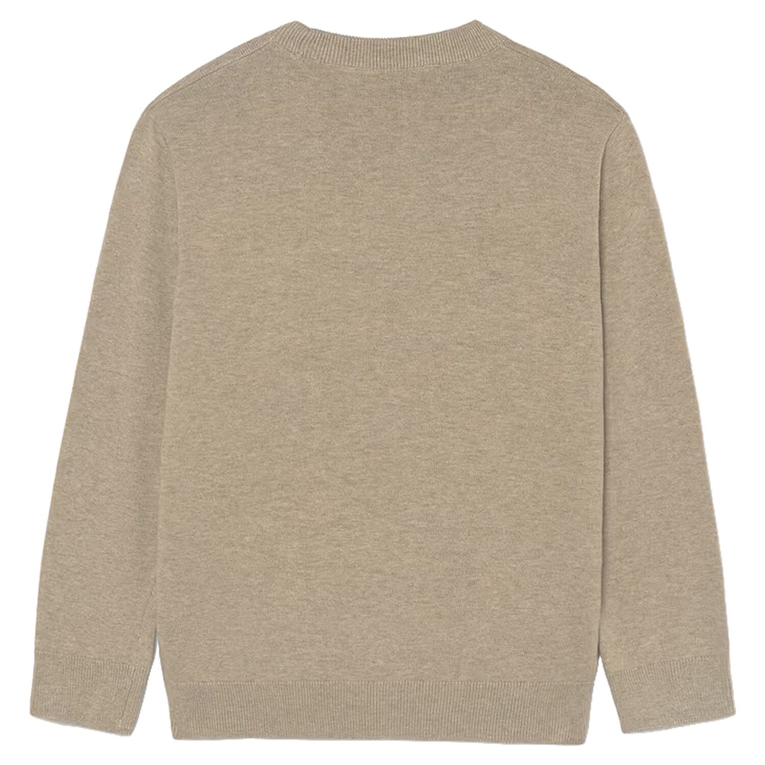 Boys Beige Knitted Jumper, 2, hi-res