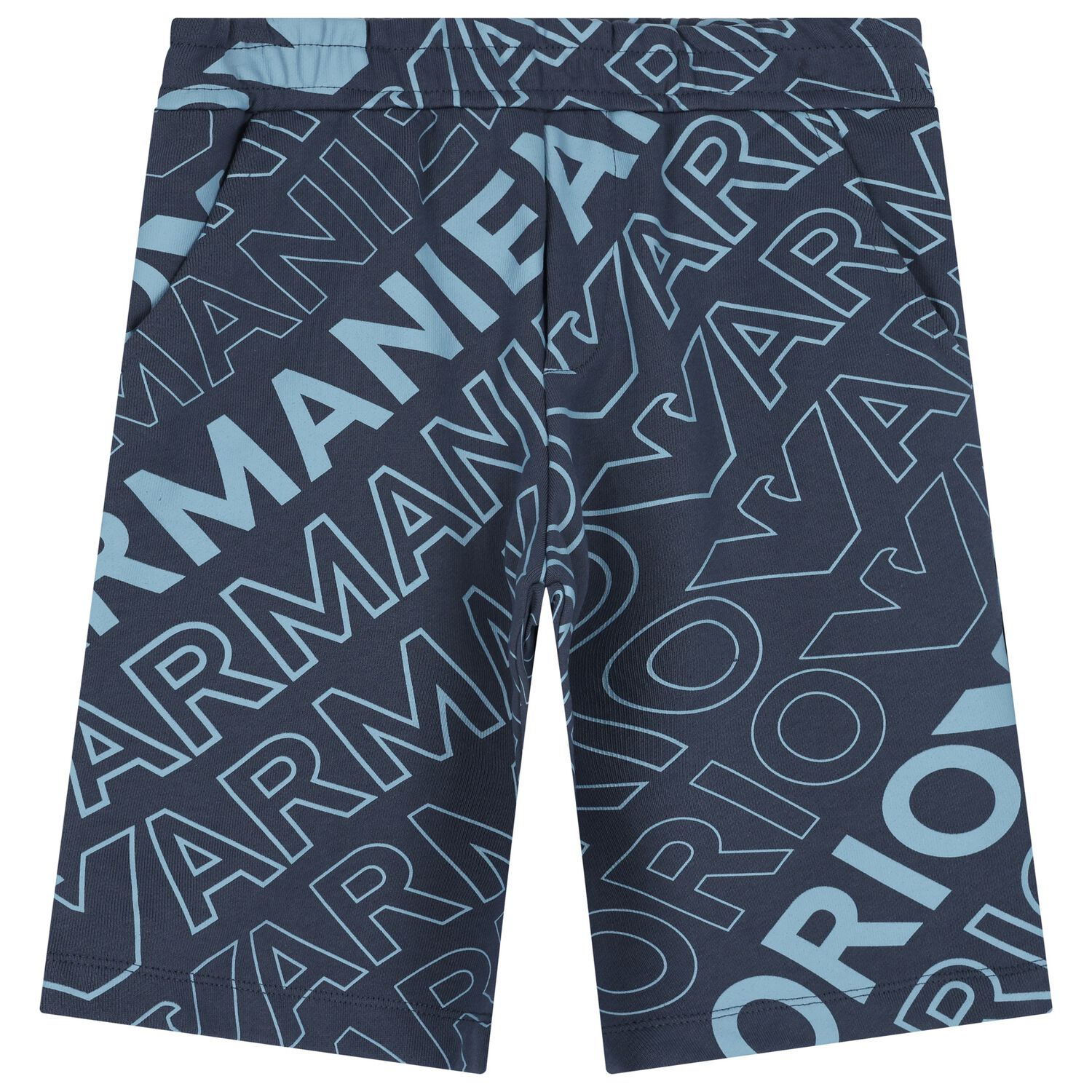 Boys Blue Logo Shorts, 1, hi-res image number null