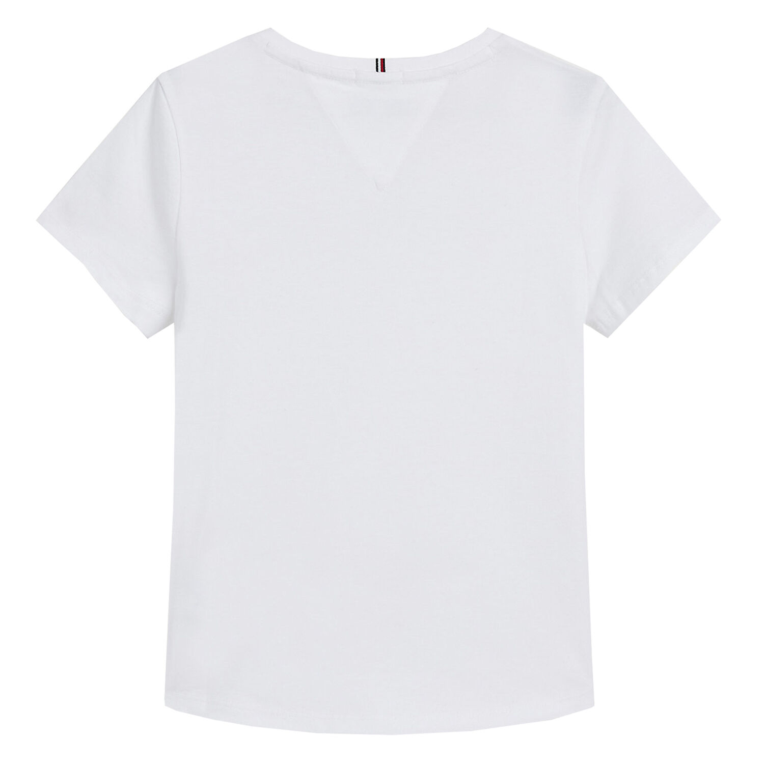 Girls White Logo T-Shirt, 2, hi-res
