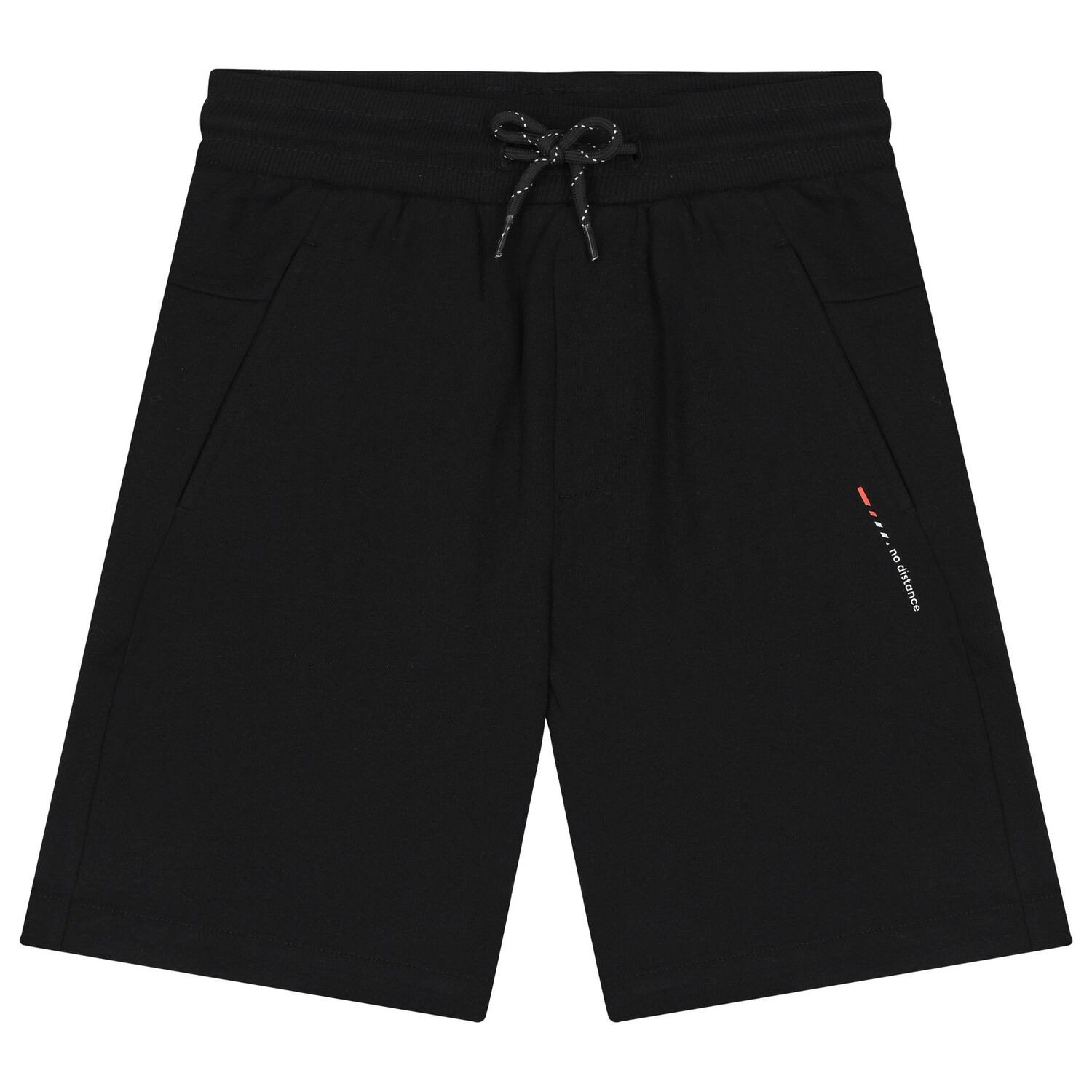 Boys Black Shorts Set, 1, hi-res