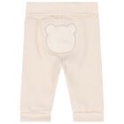 Baby Ivory & Beige Tracksuit Set, 1, hi-res