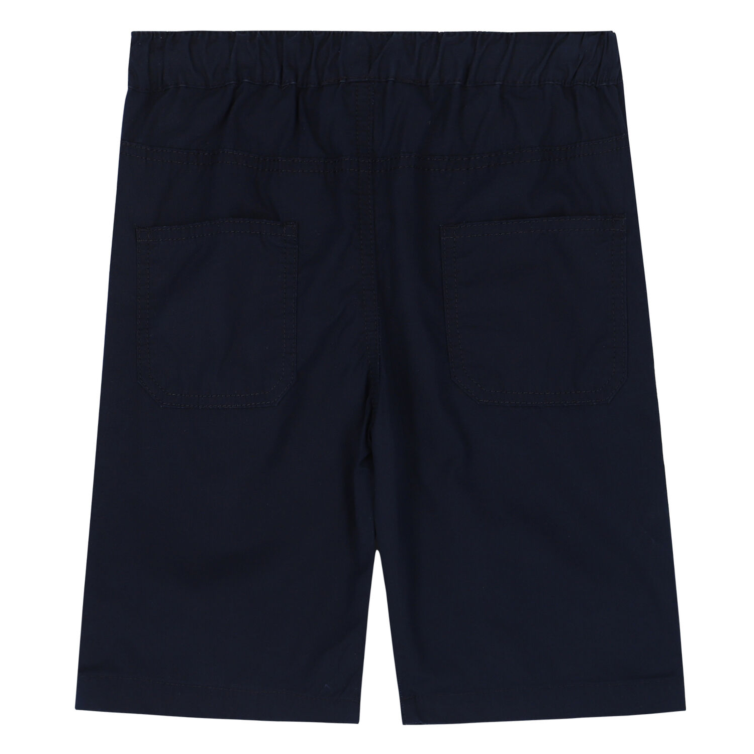 Boys Navy Logo Shorts, 3, hi-res