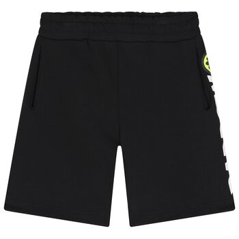 Boys Black Logo Shorts