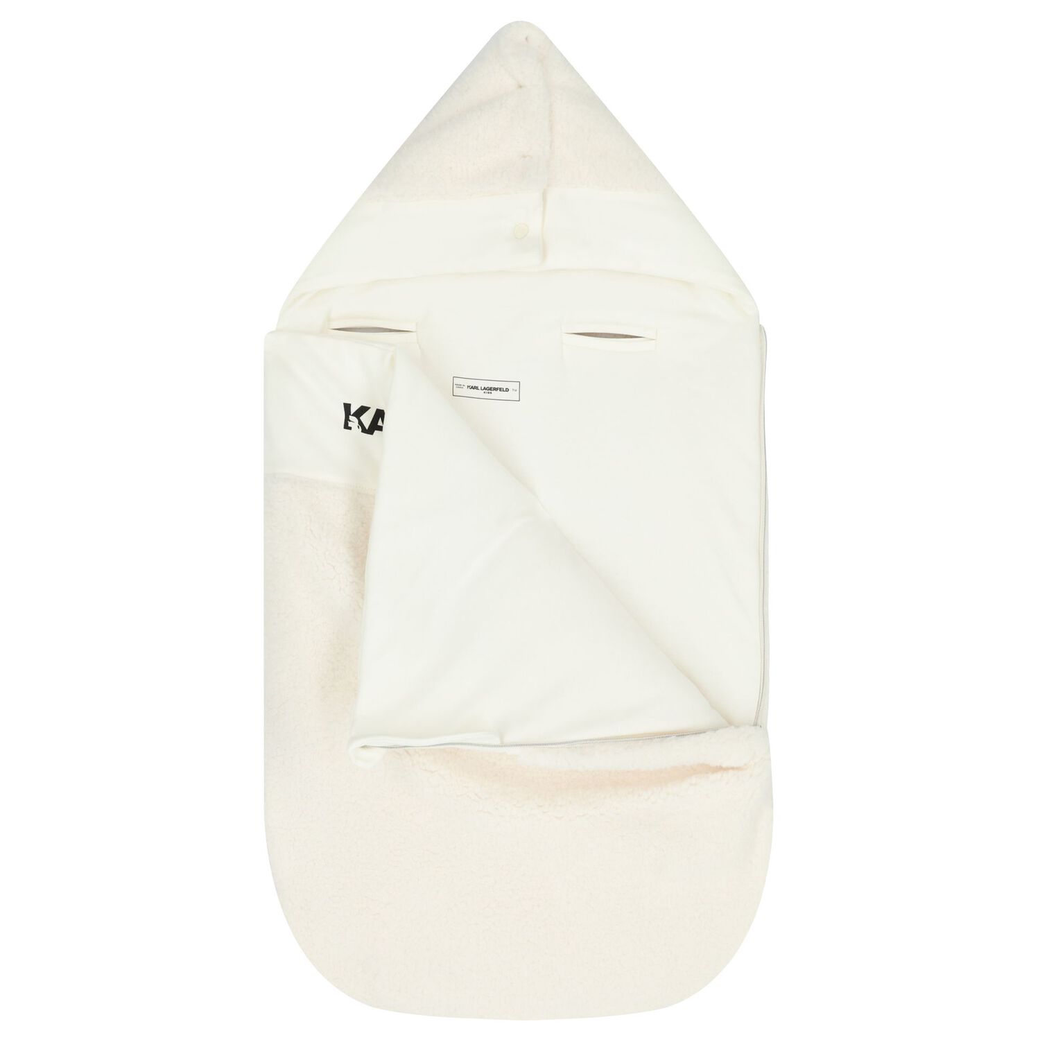 Baby Girls Ivory Logo Nest, 1, hi-res