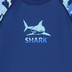 Boys Blue Rash Vest, 1, hi-res