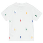 Baby Boys White Logo T-Shirt, 1, hi-res