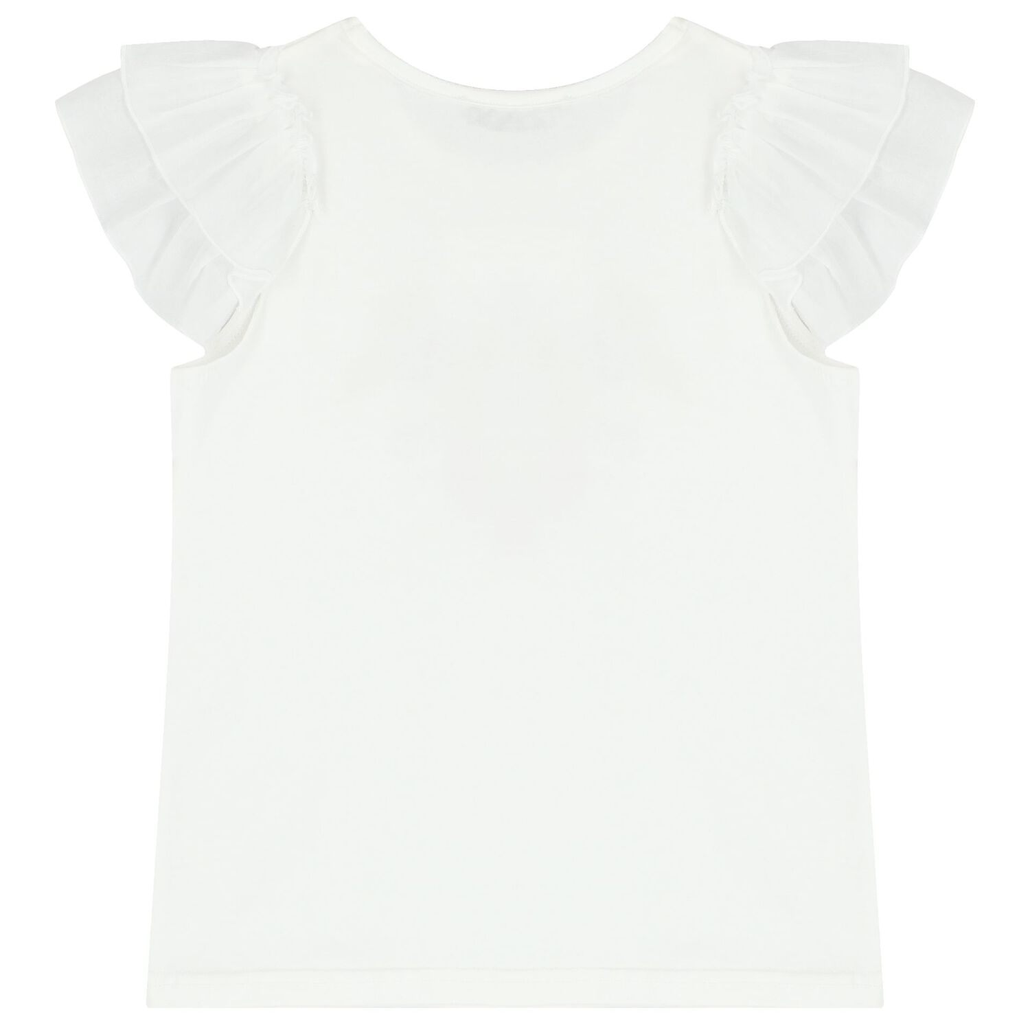 Girls White & Green Floral Skirt Set, 1, hi-res image number null