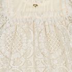 Baby Girls Beige Lace Sequin Gemma Dress, 1, hi-res