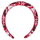 Girls Ivory & Pink Majolica Headband, 1, hi-res