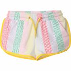 Girls Multi Colored Logo Shorts, 1, hi-res