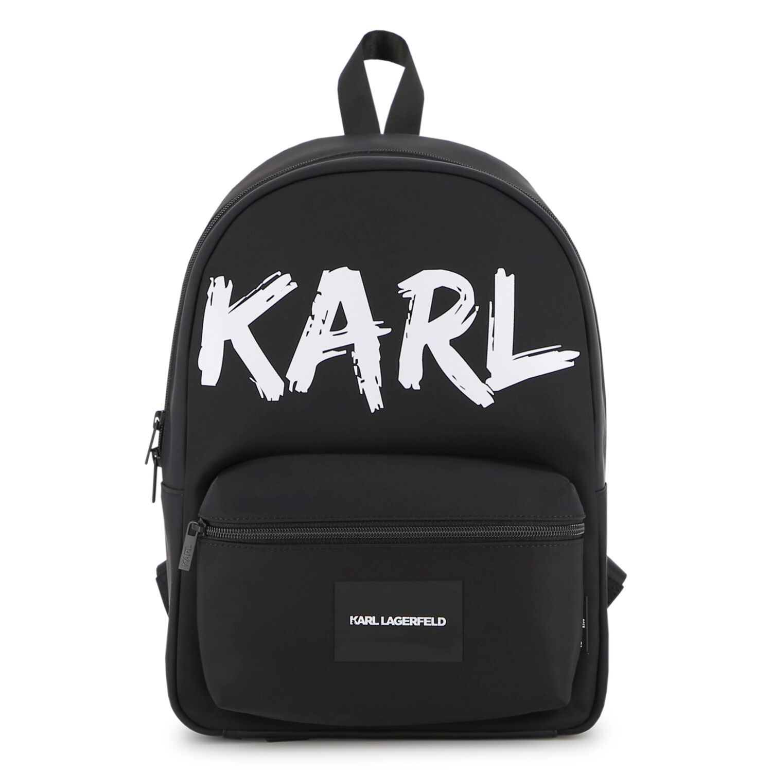 Black Logo Backpack, 1, hi-res