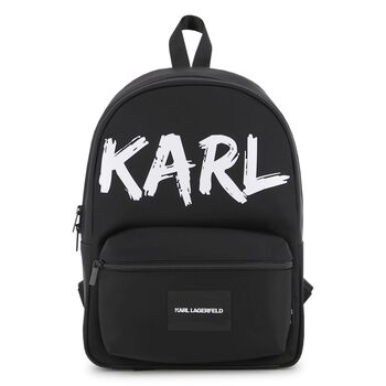 Black Logo Backpack