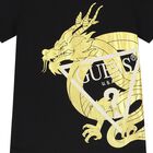 Boys Black Logo T-Shirt, 2, hi-res