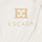Younger Girls Ivory & Gold Logo Dress, 1, hi-res