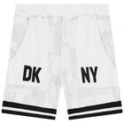 White & Black Logo Reversible Shorts, 1, hi-res