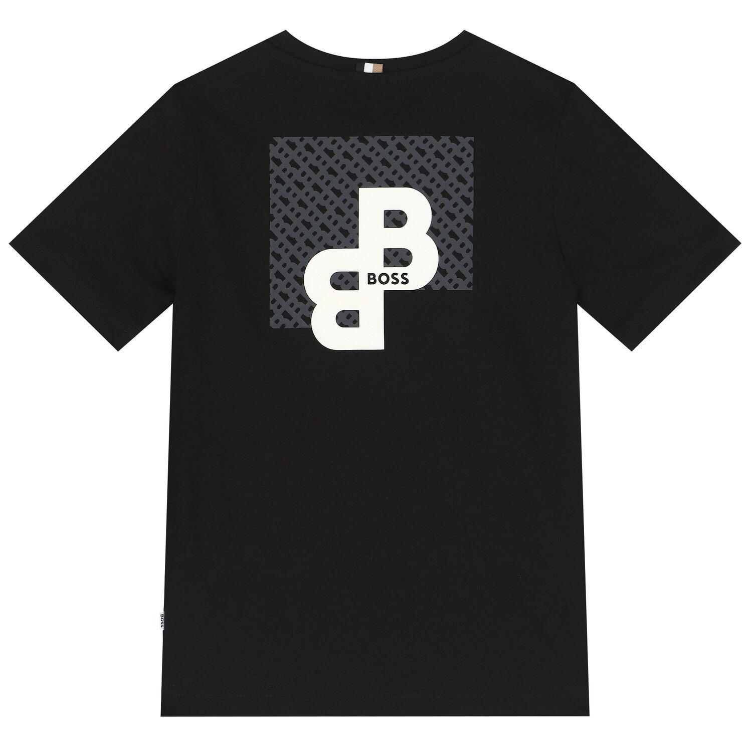 Boys Black Logo T-Shirt, 1, hi-res image number null