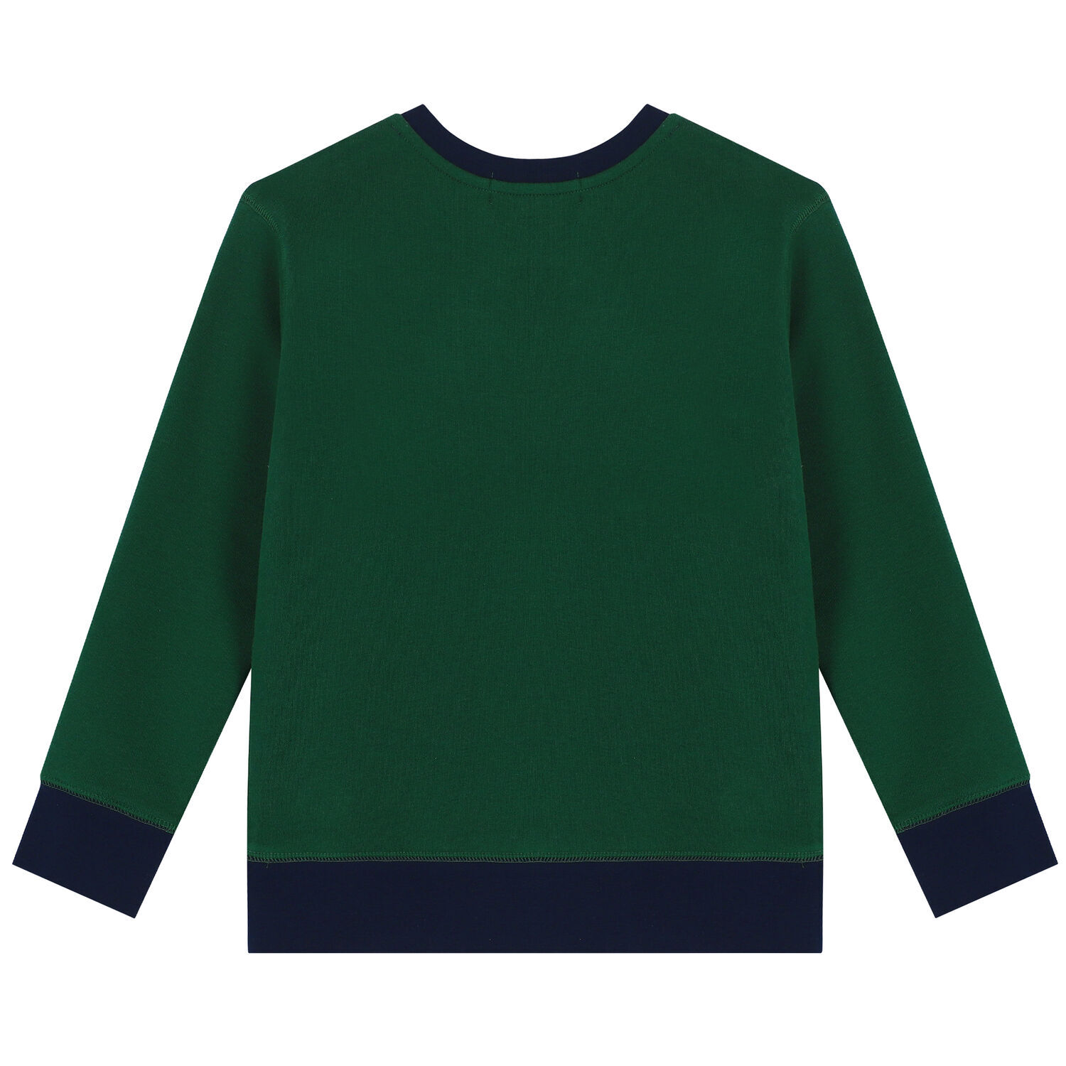 Boys Green Logo Sweatshirt, 1, hi-res