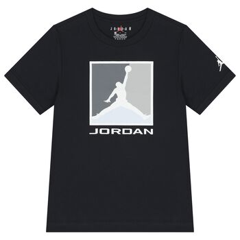 Boys Black Jordan Logo T-Shirt