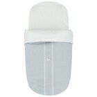 Boys Blue & White Stars Baby Pram Nest, 2, hi-res