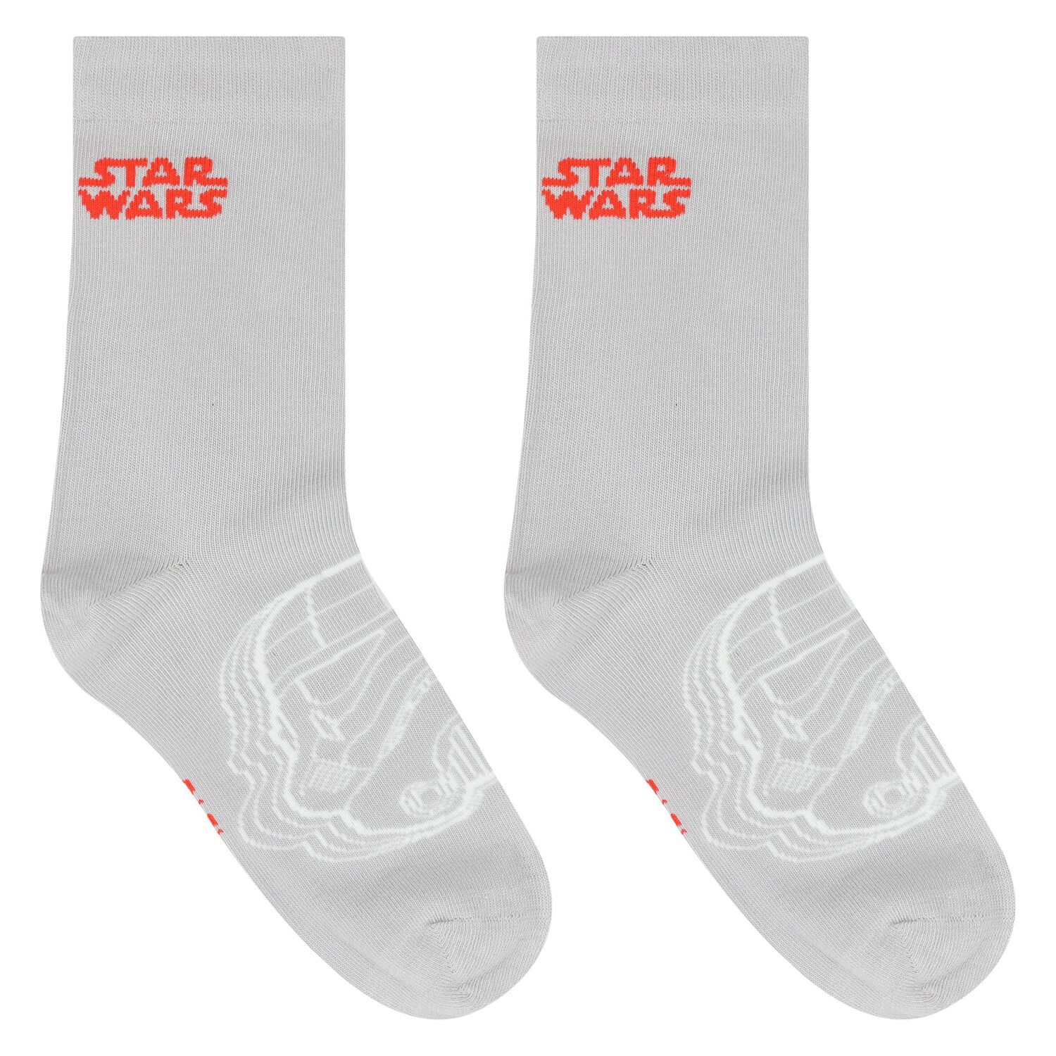 Black & Grey Star Wars Logo Socks ( 3-Pack ), 1, hi-res image number null