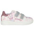 Girls Pink & White Disney Trainers, 1, hi-res
