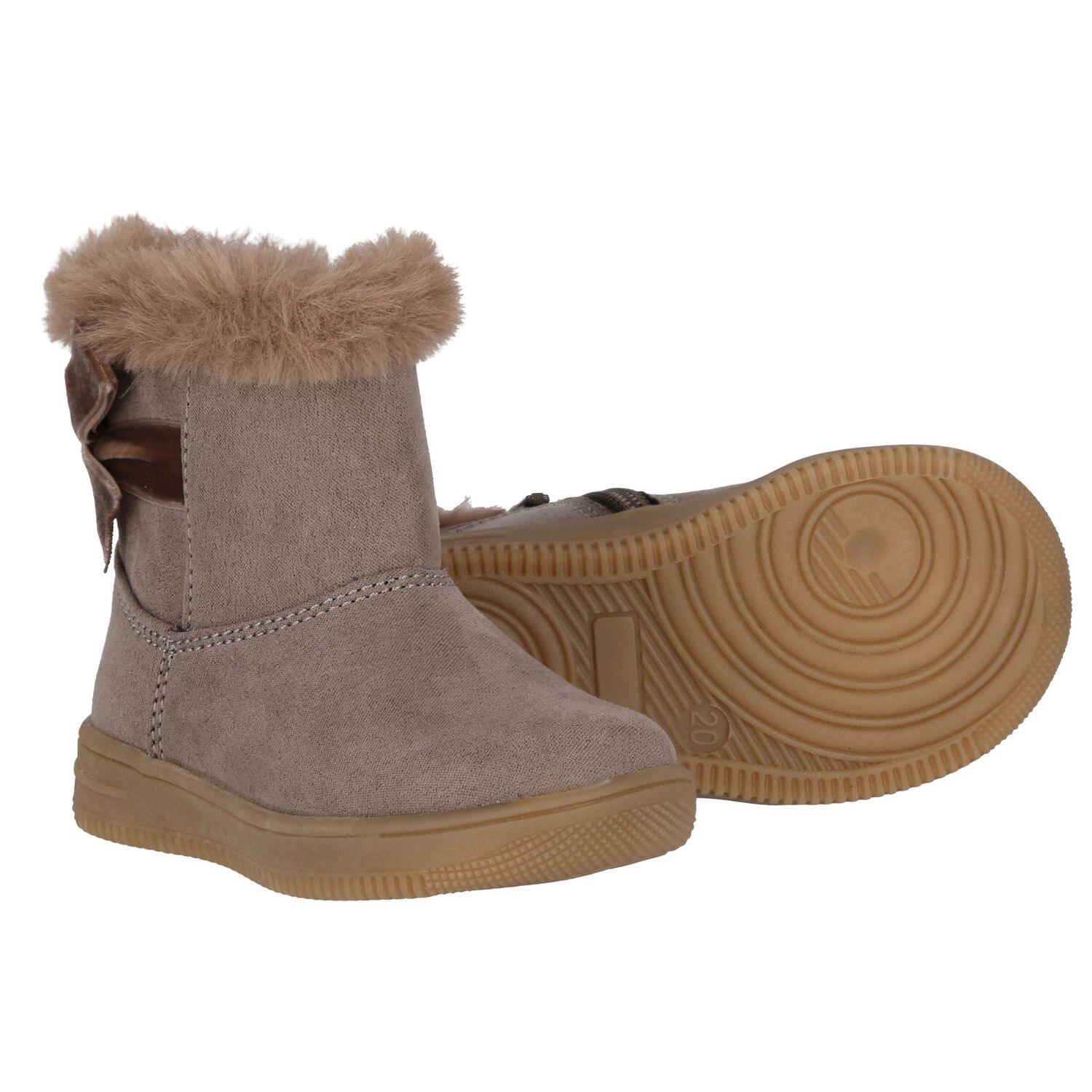 Younger Beige Suede Boots, 1, hi-res