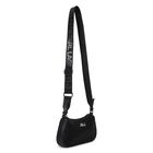 Girls Black Embellished Logo Handbag, 1, hi-res