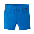 Younger Boys Blue Bermuda Shorts, 1, hi-res