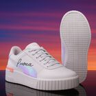 Girls White Carina Trainers, 1, hi-res
