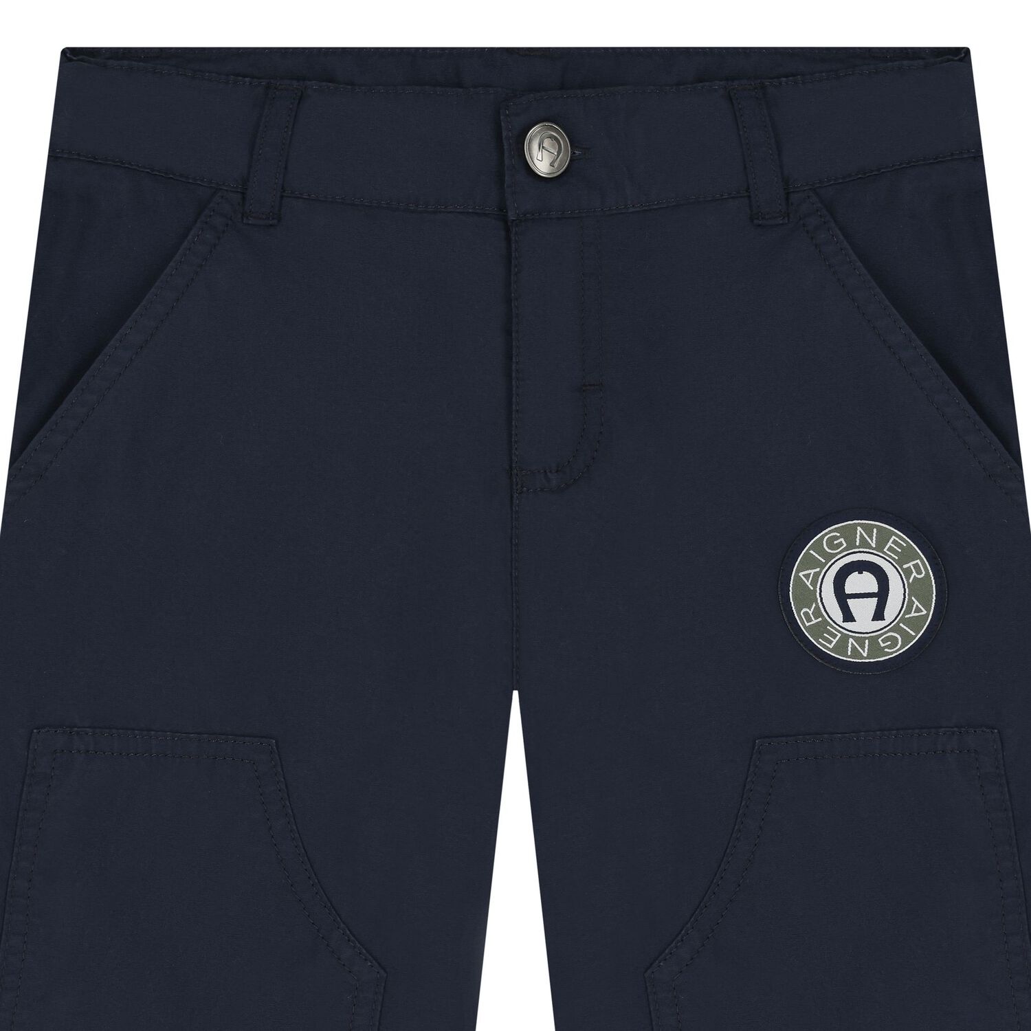 Boys Navy Blue Logo Shorts, 2, hi-res image number null