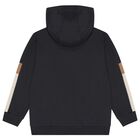 Boys Black & White Tracksuit Set (3 Piece), 3, hi-res