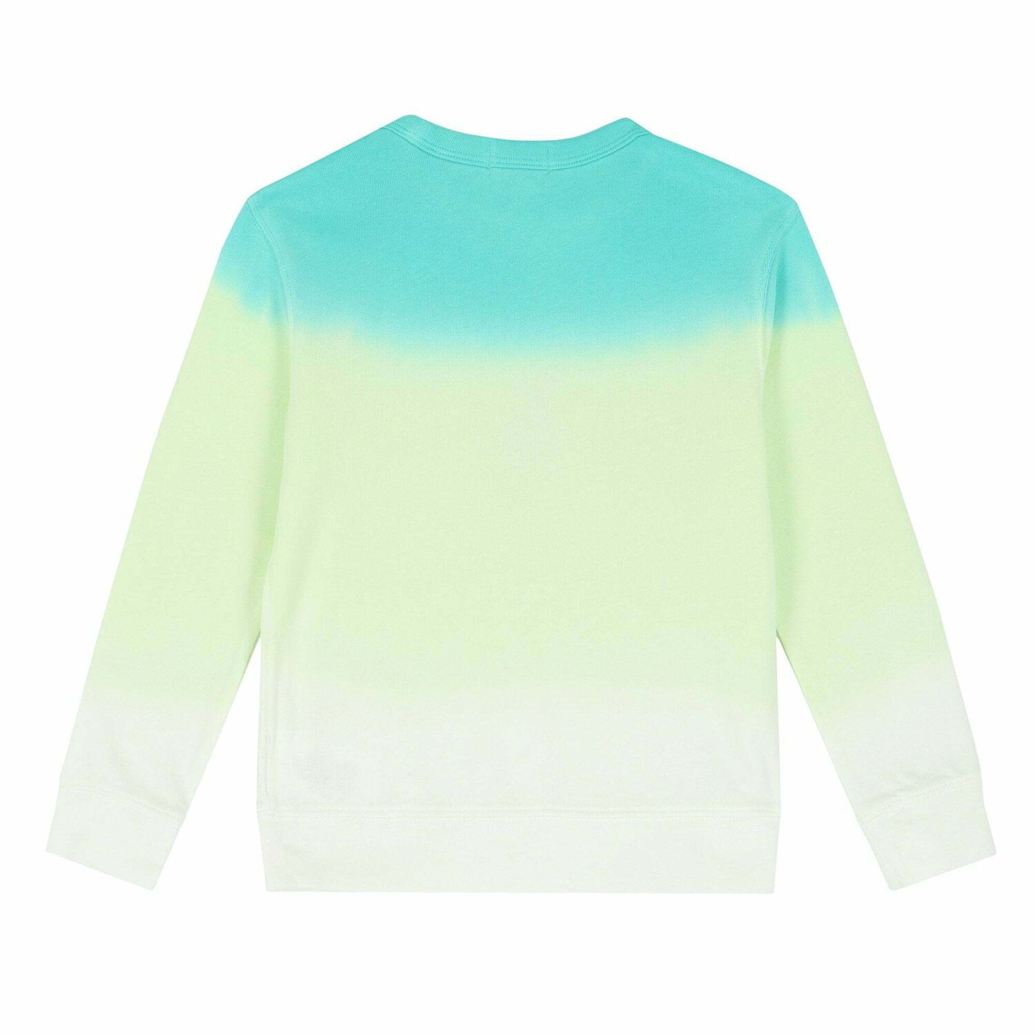 Boys Green Tie Dye Logo Sweatshirt, 1, hi-res