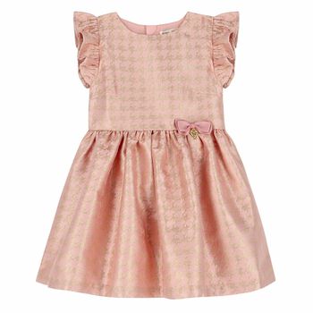 Girls Gold & Pink Dress