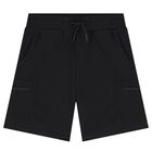 Boys Red & Black Shorts Set, 3, hi-res