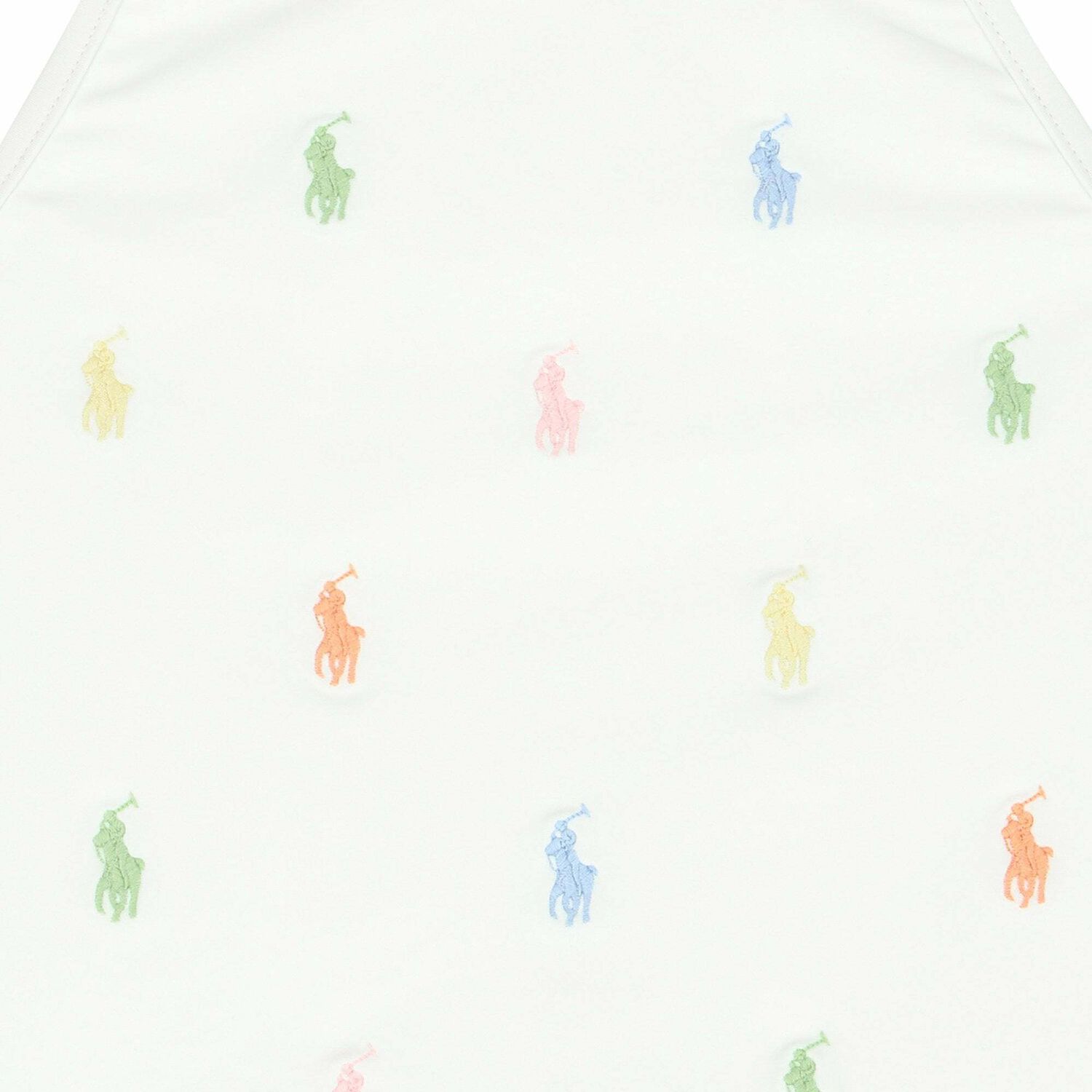 Girls White Logo Swimsuit , 1, hi-res image number null