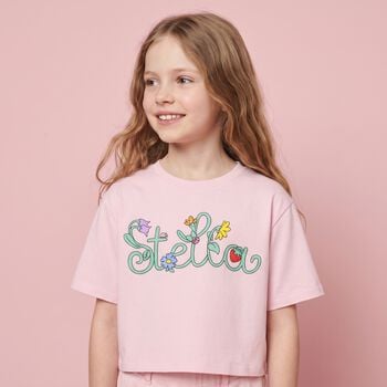 Girls Pink Logo T-Shirt
