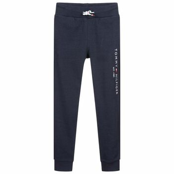 Boys Navy Logo Joggers