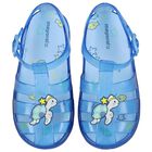 Younger Boys Blue Jelly Sandals, 2, hi-res