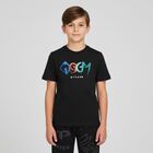 Boys Black Logo T-Shirt, 2, hi-res