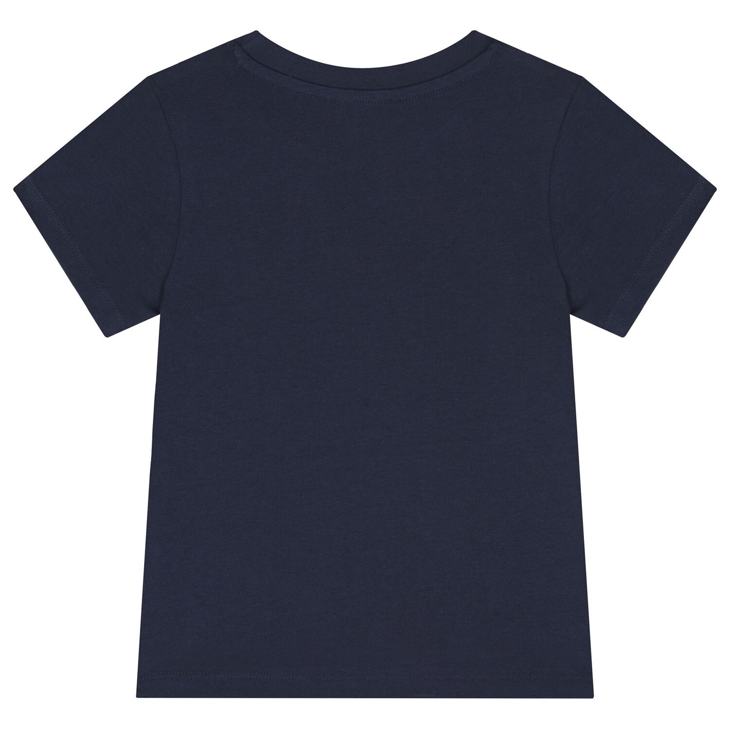 Girls Navy Blue Logo T-Shirt, 3, hi-res