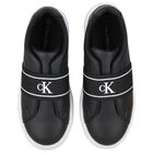 Black & White Logo Trainers, 1, hi-res