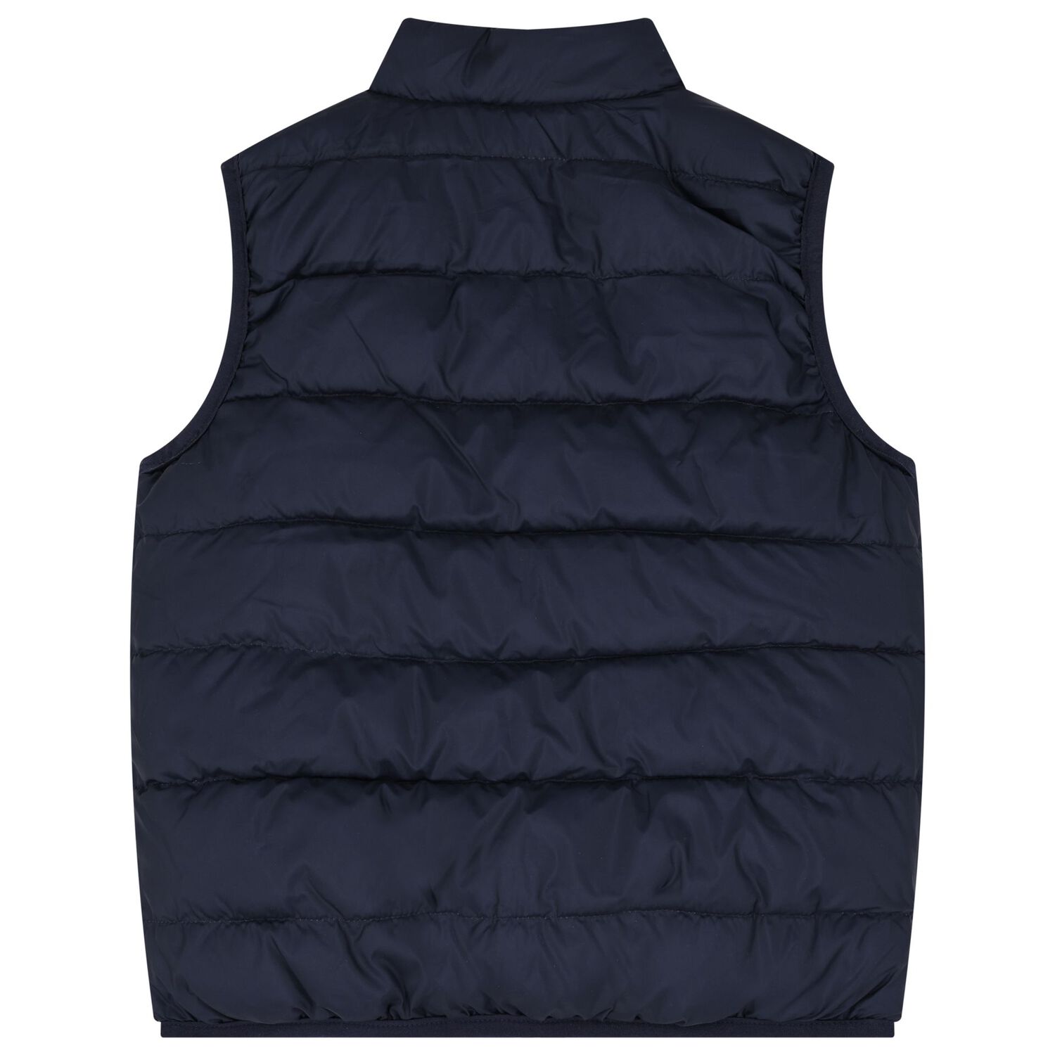 Boys Navy Blue Logo Reversible Gilet, 1, hi-res image number null