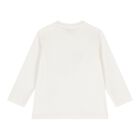 Baby Boys Ivory Teddy Bear Long Sleeve Top, 1, hi-res