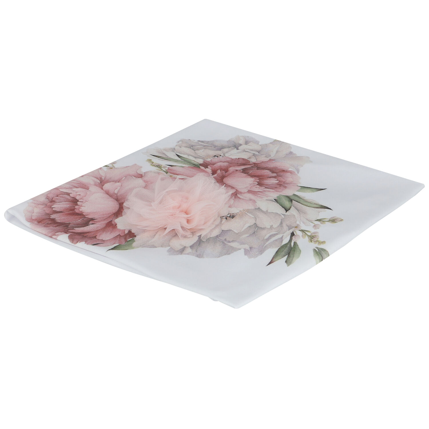 Baby Girls White Floral Blanket, 2, hi-res image number null