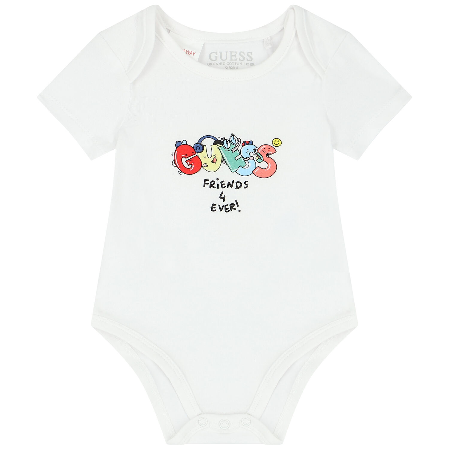 Baby Boys White Logo Bodysuits ( 3-Pack ), 1, hi-res